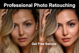do portrait photo retouching and photo editing