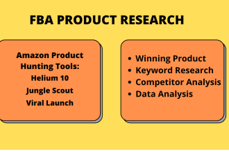 do amazon fba product research and  product hunting