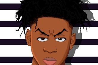 draw you in boondocks and any cartoon style