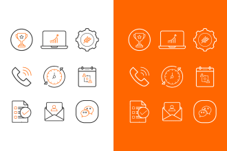 design ultra crisp vector line icons within 24 hours