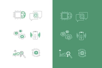 design hand drawn icons for your website and app