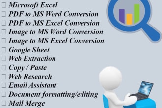 provide verify data entry, business or personal emails, contact finding