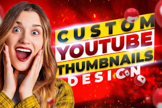 design amazing youtube thumbnail design