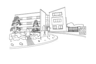 draw building or any product one line art, line art, vector art for you