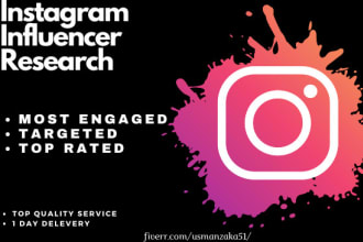 find best instagram influencer for your niche