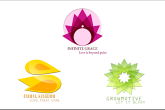 do custom logo design of your taste with idea