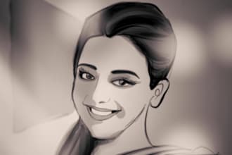 draw your digital sketch
