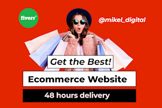design ecommerce , clothing, fashion, woocommerce, website, wordpress, wix, app