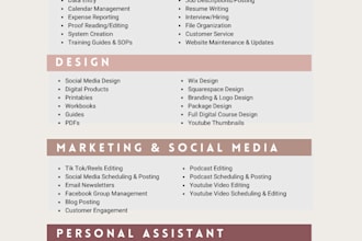 be your virtual assistant for an entire month
