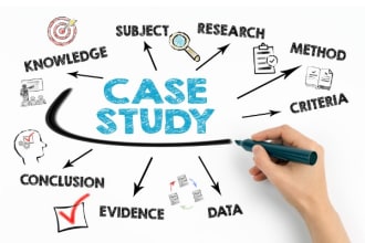 do business case studies writing and financial research for you