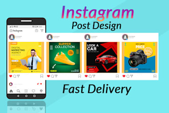 create 7 awesome instragram post design