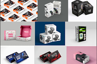 do amazon box and product box packaging with die cut