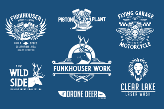 design custom amazing handrawn logo