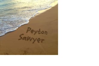 design ur name or anything u want on a sand beach