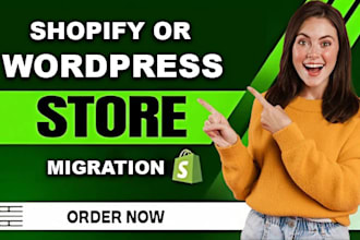 migrate shopify store to wordpress and wordpress to shopify