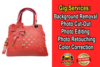 product photo editing, retouching and enhancement