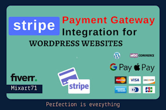 integrate stripe payment gateway for your wordpress and shopify websites