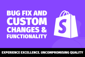 customize shopify theme, fix bugs, custom liquid coding