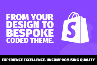 make shopify website or page from figma, PSD, xd, design