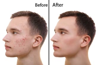 do photo retouching portrait  ,skin retouch and photo editing