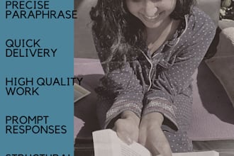 proofread, edit and rewrite content