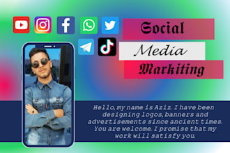 be your social media marketing manager and content creator