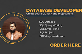 write sql query and design database in oracle mysql, mssql