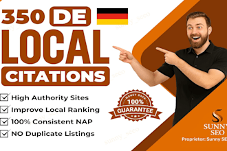 do top 350 germany local citations and directories for local SEO
