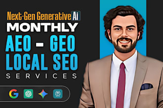 do backlinks, local SEO, aeo, and GEO to rank on google and ai search results