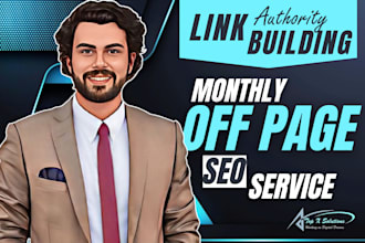 complete website monthly link building via high authority dofollow SEO backlinks