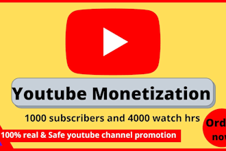 do organic youtube promotion and monetization