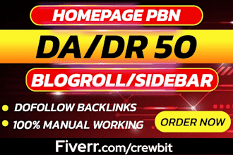create high authority blogroll sidebar backlinks