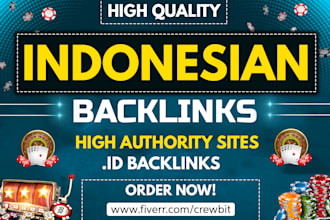 provide high authority indonesian id backlinks