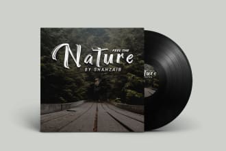 desgin a single cover art and album cover art for your song
