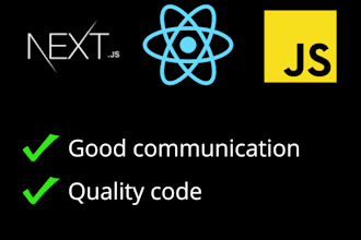 do frontend with react