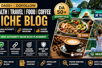 guest post on health,travel,food,coffee da50 dofollow blog