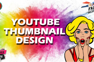 design engaging youtube thumbnail ,trading and viral videos