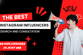 do instagram influencer research