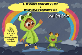 draw cute children storybook illustration