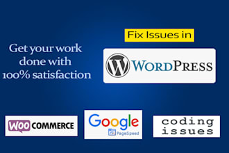 fix issues in wordpress