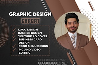 design or create banners, logo, flyers, image video editing