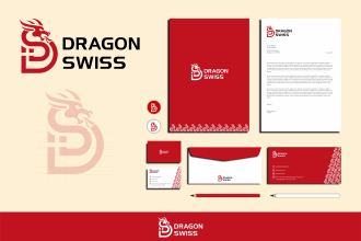 do simple logo with brand identity and style guidelines