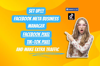 set up facebook meta business manager, meta pixel, with shopify marketing