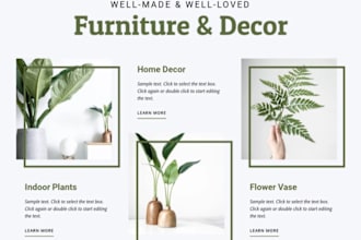 create a full stack website for your business and services