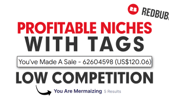 research profitable redbubble niches
