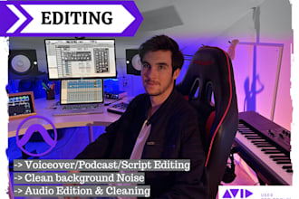 edit and clean your audio tracks