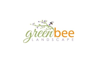 create a trendy logo for greenbee landscape