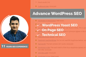 do onpage SEO optimization service of wordpress site