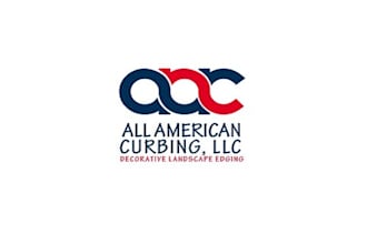 create an attractive  fun sleek logo for all american curbing