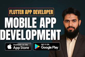 create mobile app development as flutter app developer